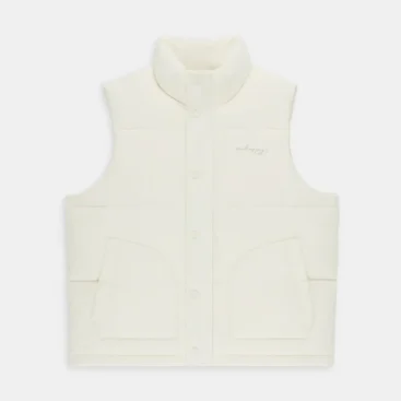 Madhappy Cozy Puffer Vest White