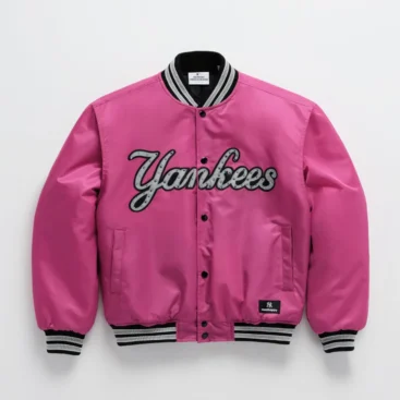 Madhappy Yankees Down Baseball Pink Jacket