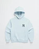 Madhappy Yankees Embroidered Fleece Sky Blue Hoodie