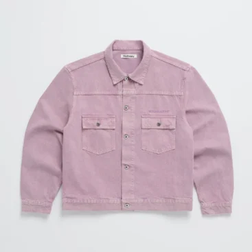 Pink Madhappy Washed Twill Trucker Jacket
